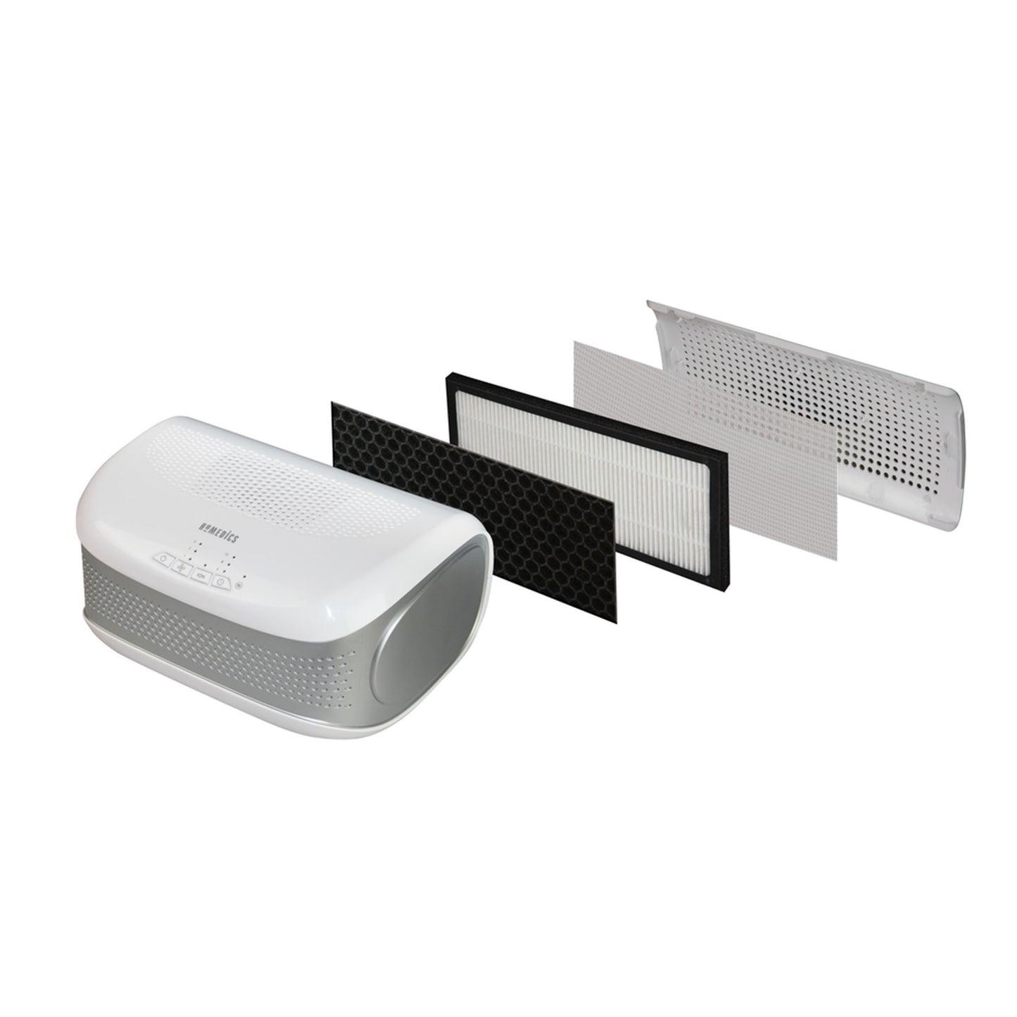 Purificador de Aire de Sobremesa con Filtro HEPA para Piezas Pequeñas