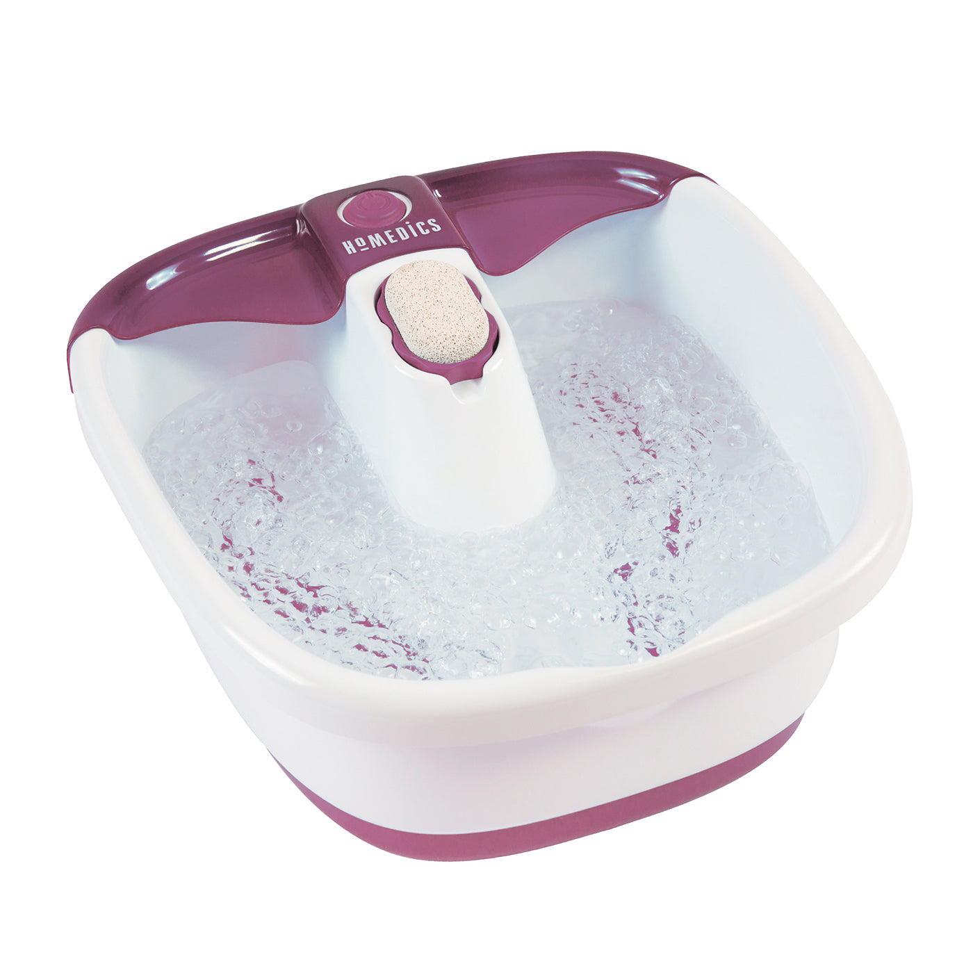 Spa para Pies con 2 Tiras de Burbujas y Piedra Pomez