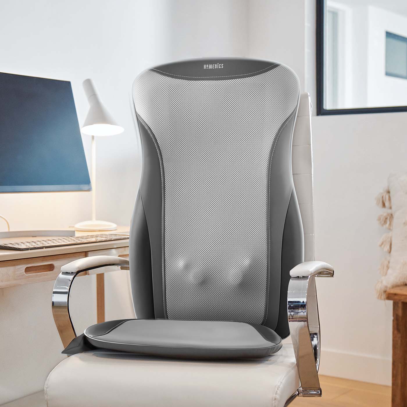 Asiento Masajeador Shiatsu Espalda Completa con Calor e Inalámbrico