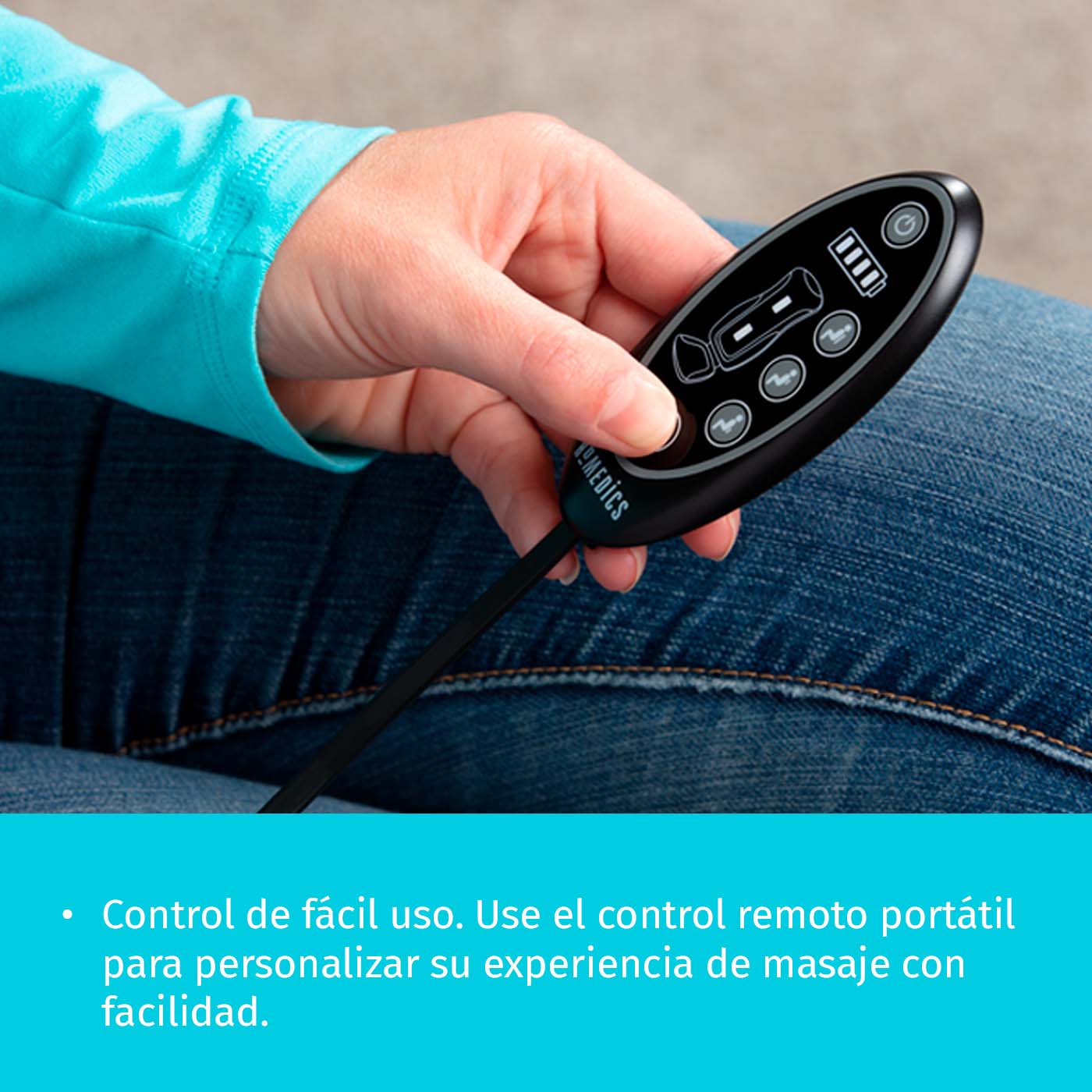 Asiento Masajeador Shiatsu Espalda Completa con Calor e Inalámbrico