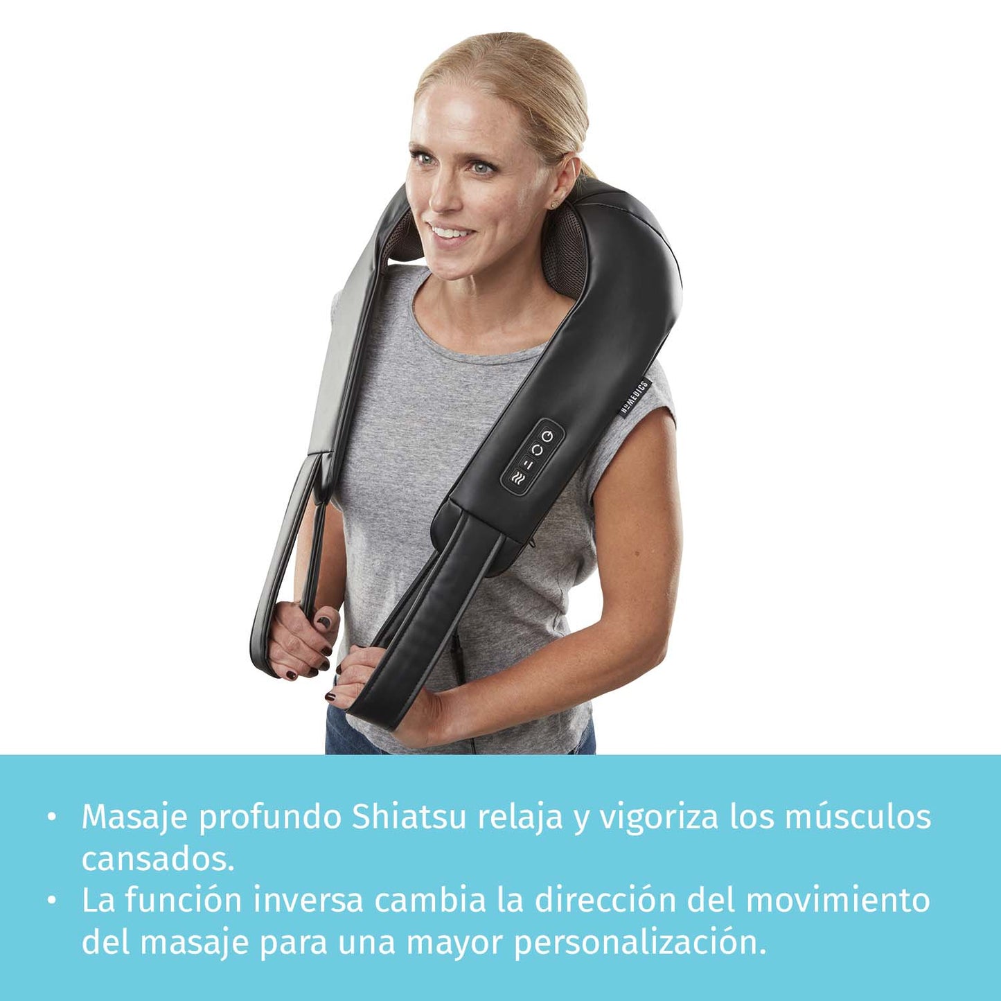 Masajeador Shiatsu para Cuello y Espalda