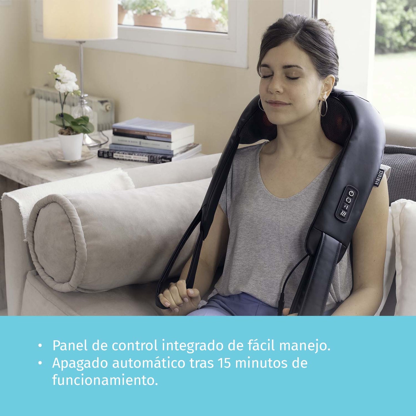 Masajeador Shiatsu para Cuello y Espalda