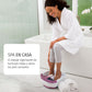 Spa para Pies con 2 Tiras de Burbujas y Piedra Pomez