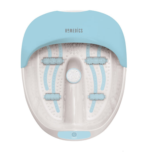 Spa para Pies con 4 Tiras de Burbujas. Piedra Pomez y Kit Pedicure